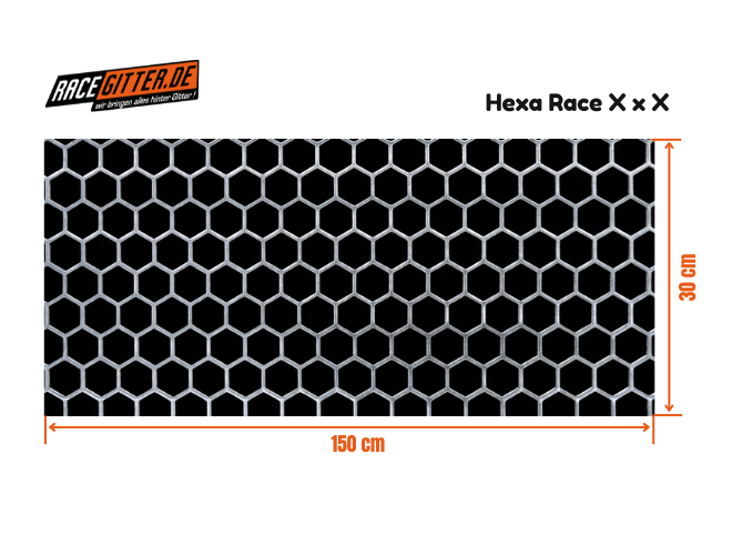 Hexa Race 10x18 Größe 150 x 30 cm