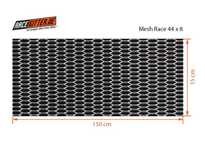 Racegitter | Mesh Race 44x8 - Racegitter.de