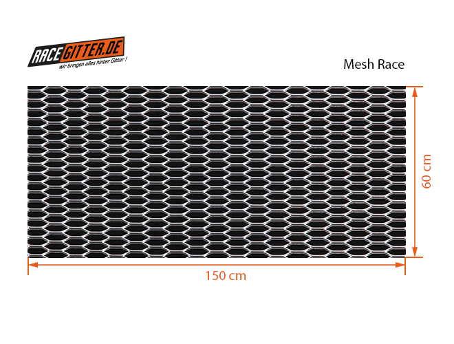 Racegitter | Mesh Race 44x8 - Racegitter.de