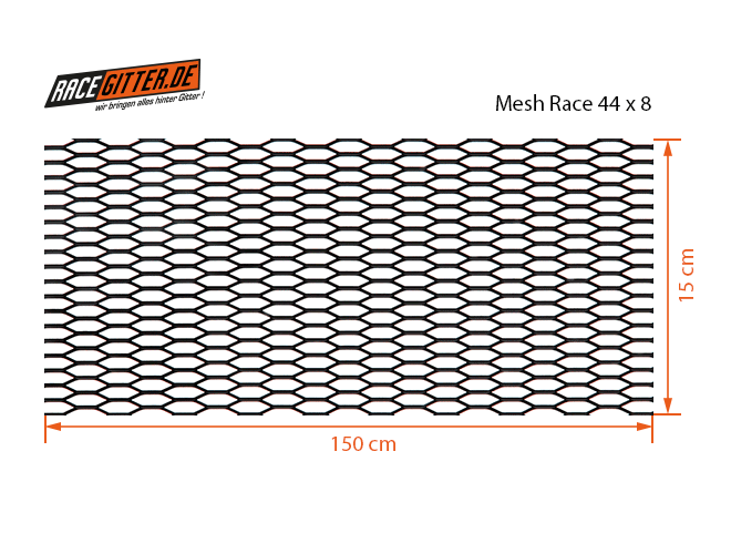 Racegitter | Mesh Race 44x8