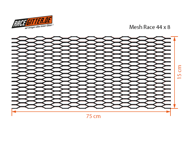 Racegitter | Mesh Race 44x8 - Racegitter.de