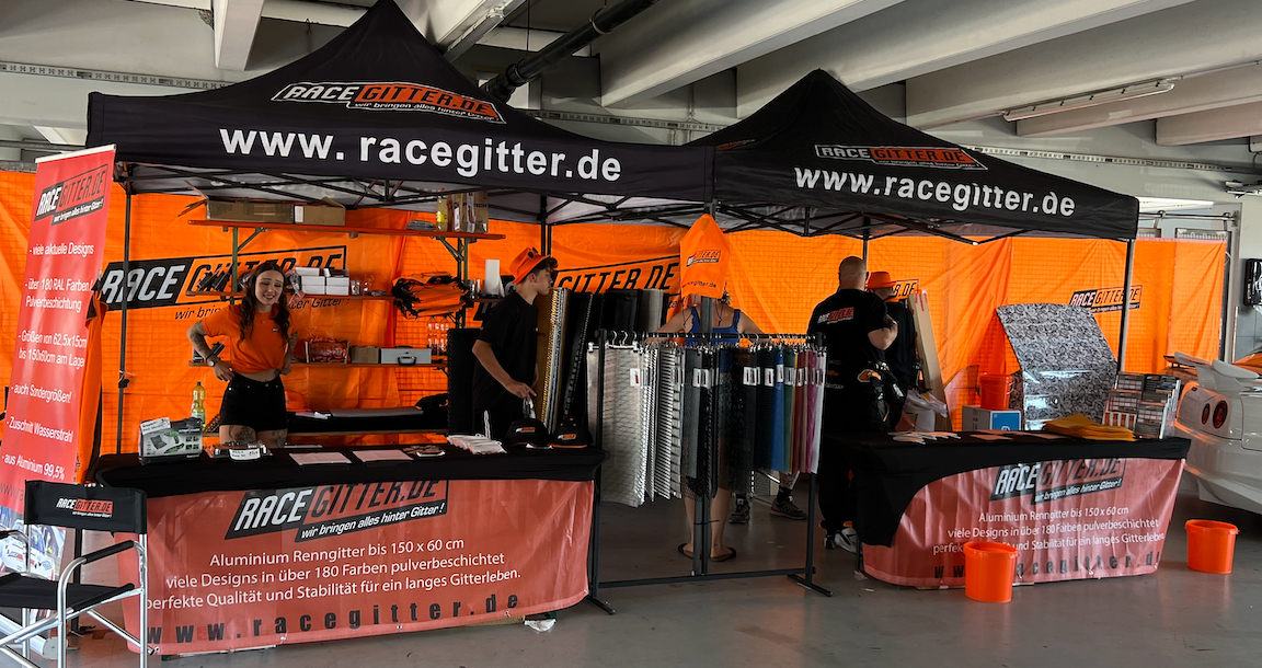 Alu Racinggitter Renngitter Tuning Gitter 33x100 cm Schwarz Aluminium  universal kaufen bei