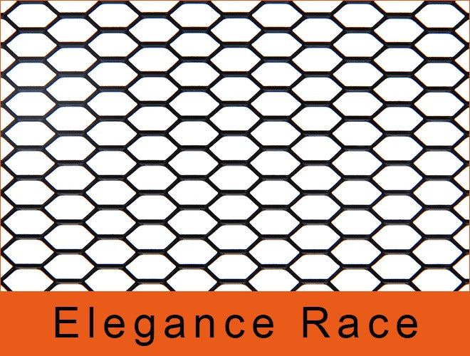 Yorajuy Alu-Kühlergitter 100x33cm - Universell Anpassbar Für Auto-Front