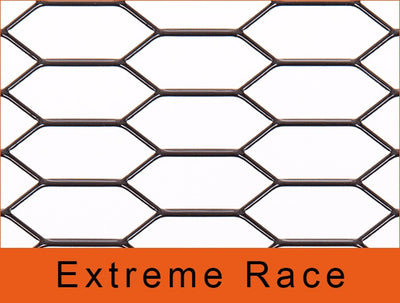 (€44,33/m²) RDX Kunststoffgitter schwarz 150x30cm Plastik Waben Race Gitter